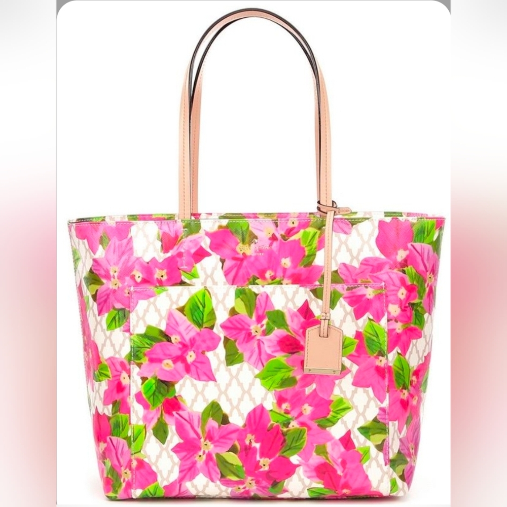 Kate Spade Bayard Place Floral Tote! Large!